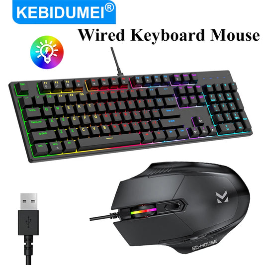 Clavier Mécanique RGB KEBIDUMEI – 104 Touches Hot-Swap